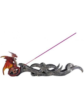 Red Dragon Celtic Incense Burner