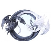 Ying Yang Dragon Wall Mirror