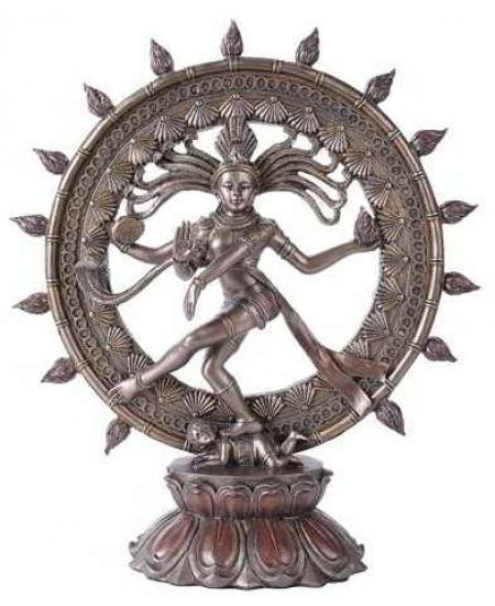 Shiva Nataraja Lord of Dancers Hindu Bronze Resin Statue