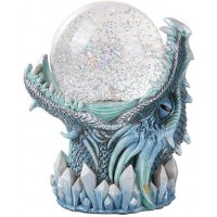 Frost Dragon Head Storm Ball Statue