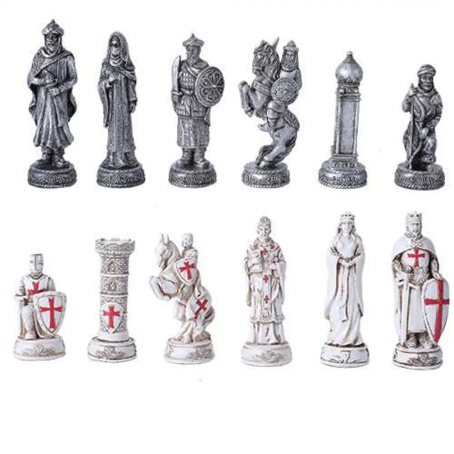 Luxury handmade chess set Crusaders vs saracens 600140001
