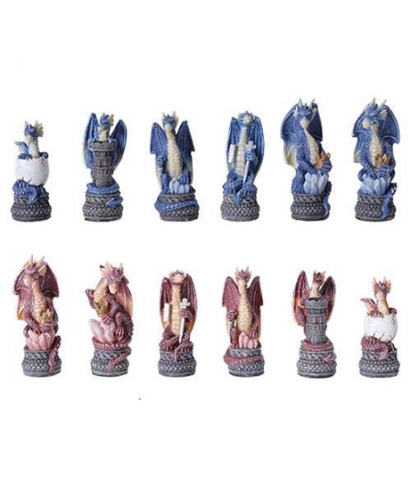 Dragons Chess Set with Glass Board