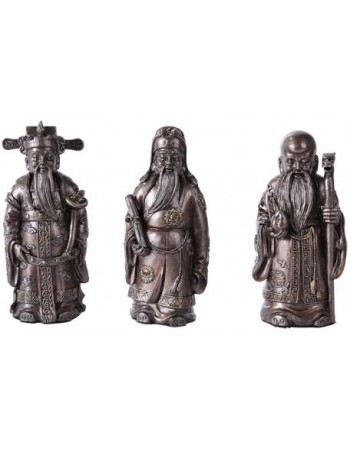 Fu Lo Shou Wise Men Set of 3 Statues