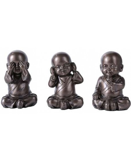 No Evil Monks Set of 3 Statue