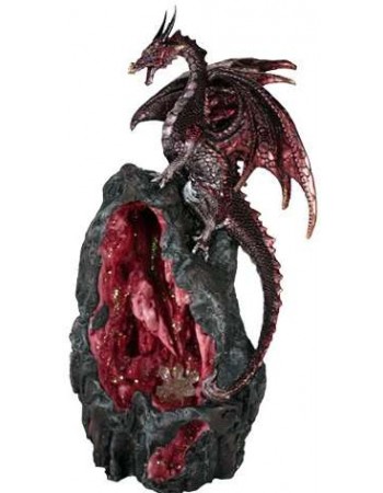 Red Dragon Backflow Incense Burner