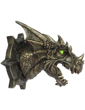 Trophy Dragon Head LED Wall Plaque