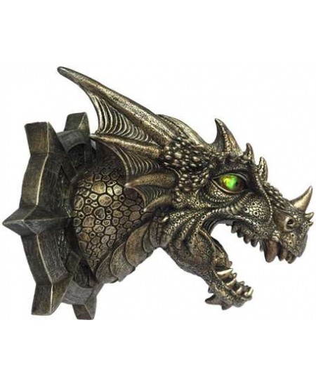 Trophy Dragon Head LED Wall Plaque