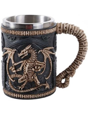 Skeleton Dragon Drinking Tankard