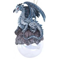 Checkmate Gray Dragon Ornament