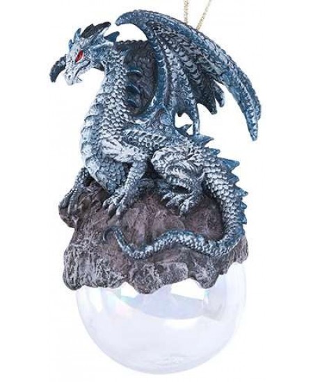 Checkmate Gray Dragon Ornament