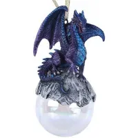 Purple Talisman Dragon Ornament