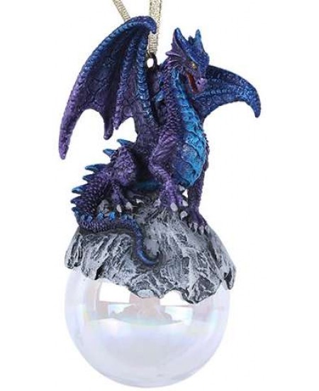 Purple Talisman Dragon Ornament