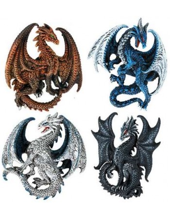 Set of 4 Dragon Magnets