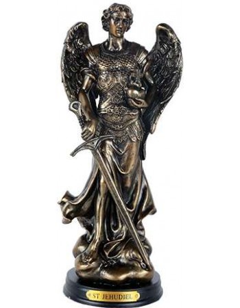 Archangel Jehudiel Bronze Christian Statue