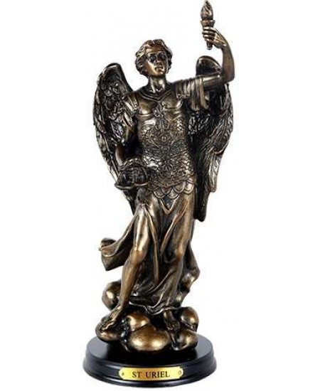 Archangel Uriel Bronze Christian Statue