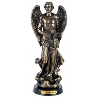Archangel Gabriel Bronze Resin Christian 8 Inch Statue