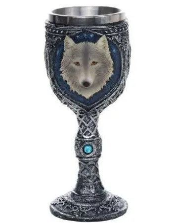 Wolf Spirit Wine Goblet
