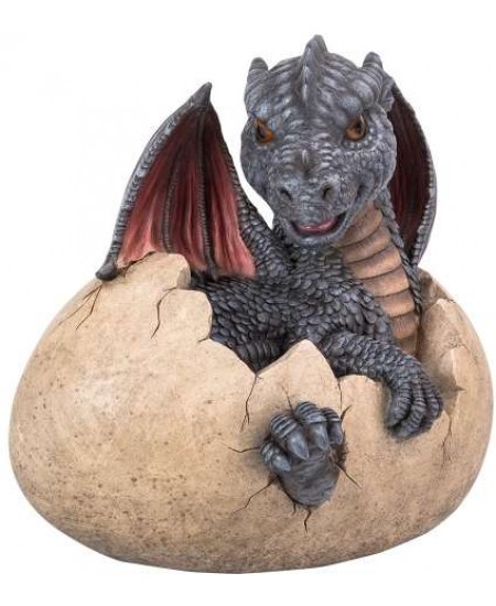 Garden Dragon Egg Statue