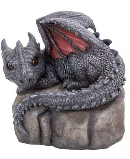 Garden Dragon on Rock Statue