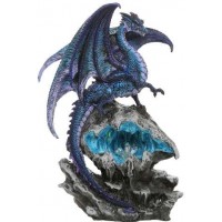 Checkmate Blue Dragon Statue