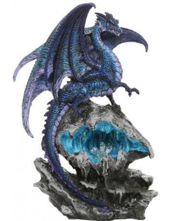 Checkmate Blue Dragon Statue