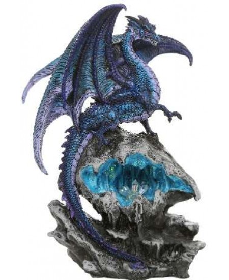 Checkmate Blue Dragon Statue