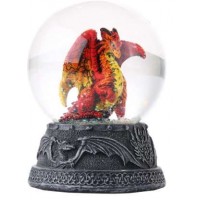 Hyperion Golden Dragon Water Globe