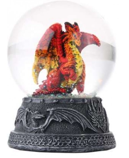 Hyperion Golden Dragon Water Globe