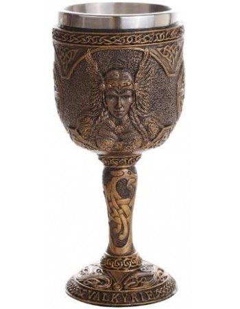 Valkryrie Norse Woman Warrior Goblet