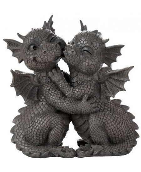 Garden Dragon Loving Couple Statue