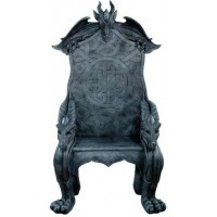 Celtic Dragon Throne Medieval Chair