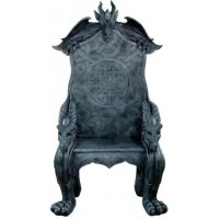 Celtic Dragon Throne Medieval Chair