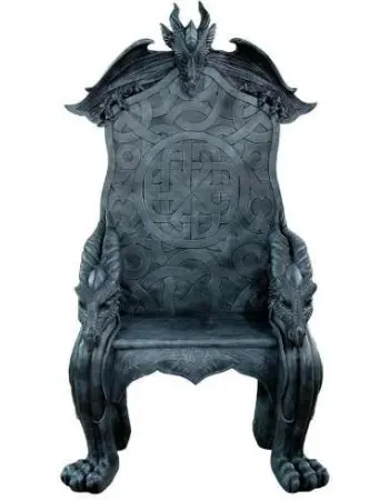 Celtic Dragon Throne Medieval Chair
