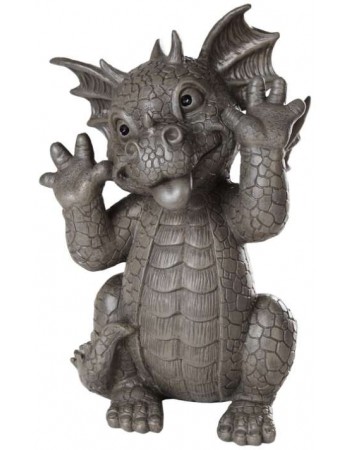 Taunting Dragon Garden Statue