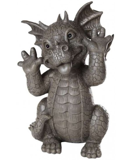 Taunting Dragon Garden Statue