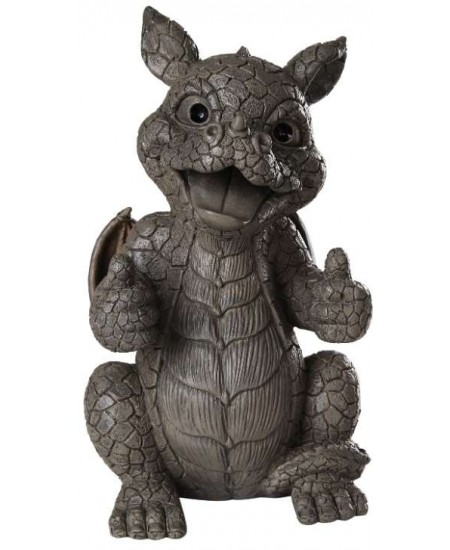 Thumbs Up Dragon Garden Statue