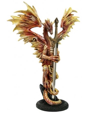 Flame Blade Dragon Desk Top Letter Opener