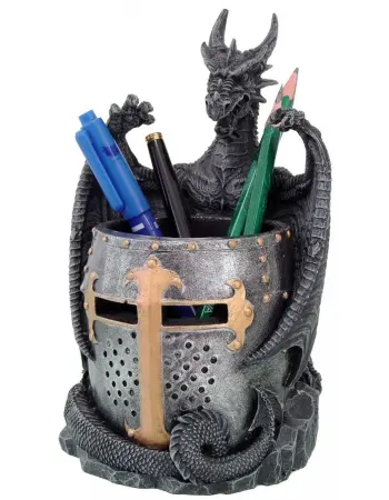 Dragon Armor Utility Holder Pen Cup