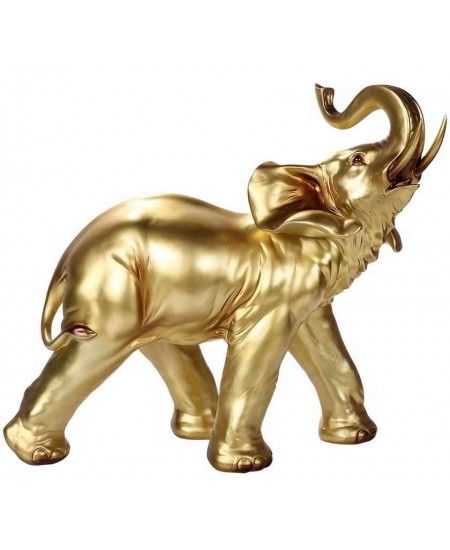Lucky Elephant Feng Shui Golden Statue