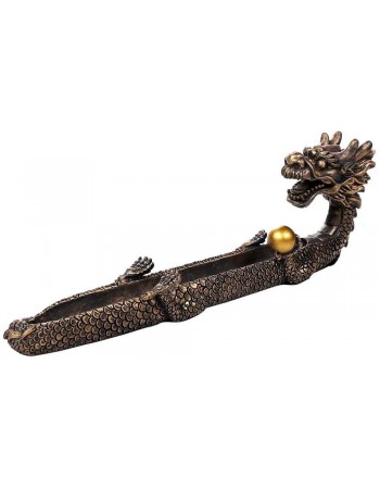 Oriental Dragon Feng Shui Incense Boat Burner