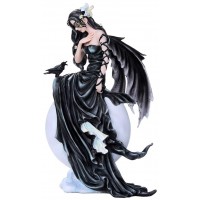 Dark Skies Fairy Raven Statue