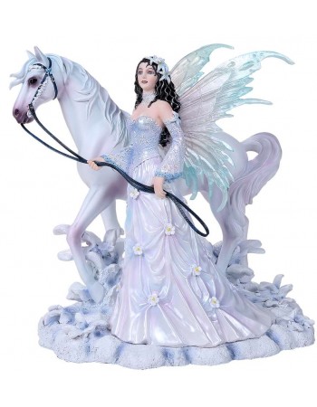 Winter Wings Fairy Statue