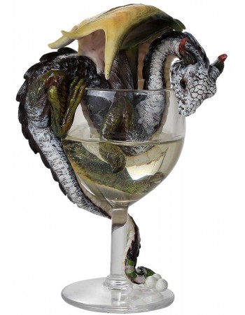 White Wine Dragon Statue