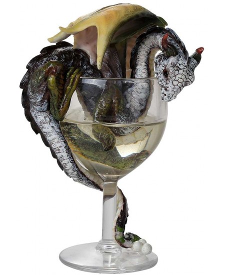 White Wine Dragon Statue