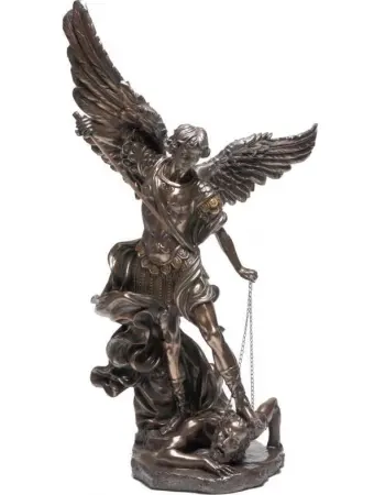 Archangel St Michael 47 Inch Bronze Resin Statue