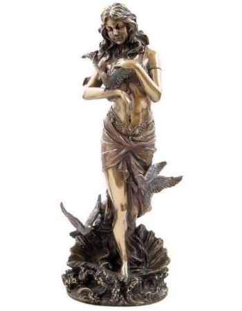 Aphrodite with Doves Greek Goddess of Love Statue