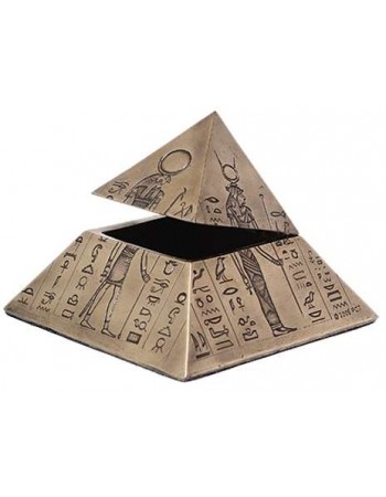 Pyramid of the Gods Egyptian Bronze Trinket Box