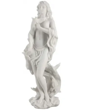 Aphrodite with Doves Greek Goddess of Love Marble Statue