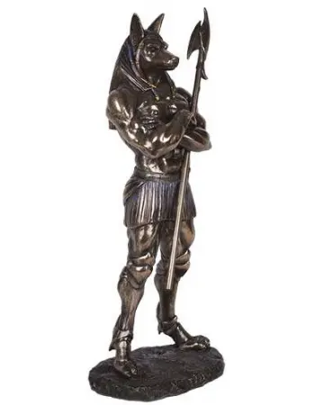 Anubis Egyptian God of the Dead Statue - 11 Inches