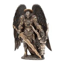 Archangel St Michael Bronze Statue by Derek W Frost